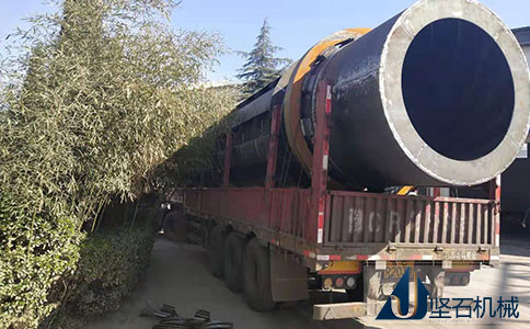 滾筒式烘干機發往四川攀枝花現場